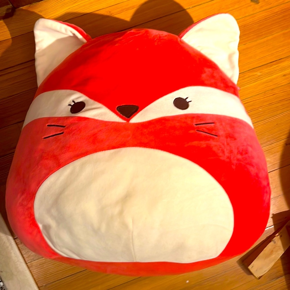 My favorite stuffed animal red fox squishy and soft